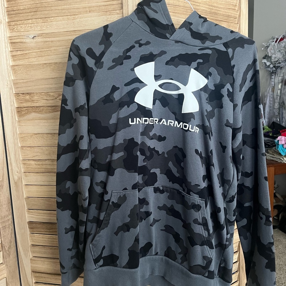 Under Armour Gray Camo Hoodie